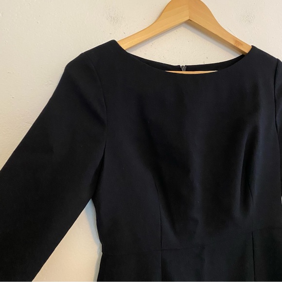 Orla Kiely Black Long Sleeve Wool Dress Size 6 EUC - Picture 13 of 13